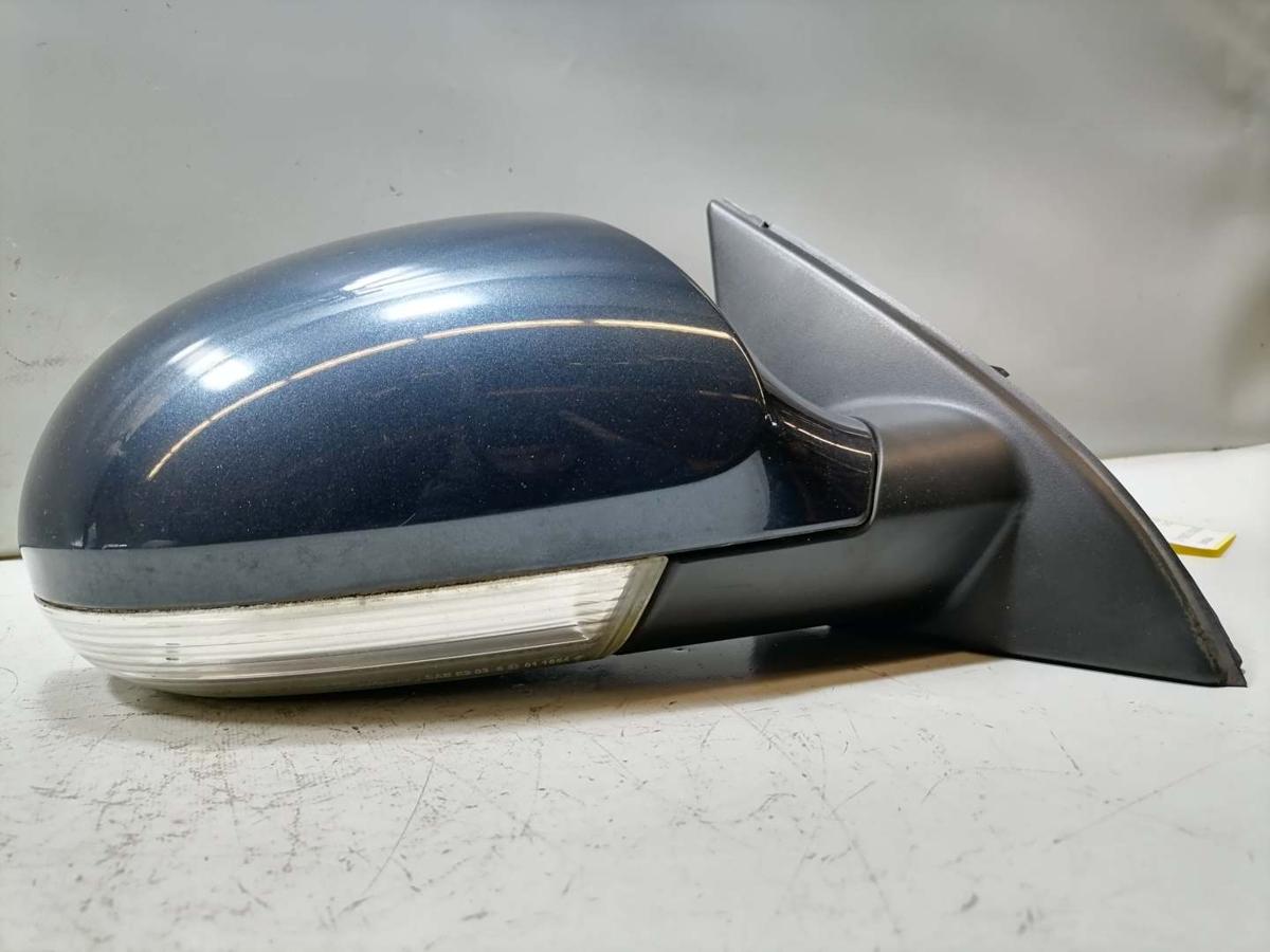 VW Passat 3C original Au&szlig;enspiegel rechts elektrisch verstellbar beheizt LC5F Bluegraphit Bj.2007